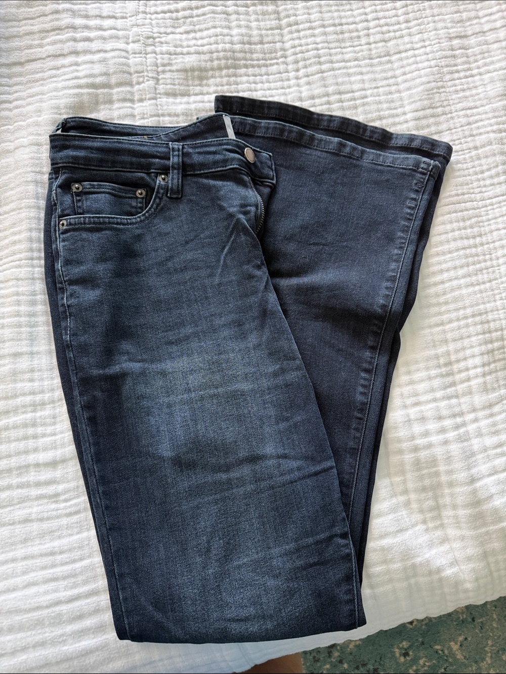 DU/ER Dark Wash Flare Jeans